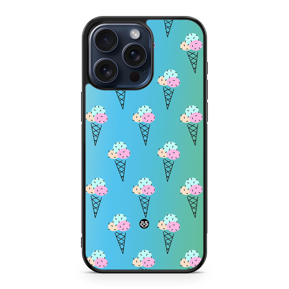iPhone 15 Pro Max Case - Ice Cream Pattern