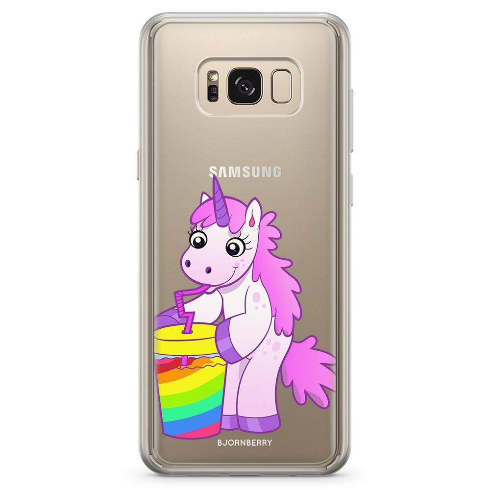 Samsung Galaxy S8 Plus Fashion Skal - Drickande Enhörning
