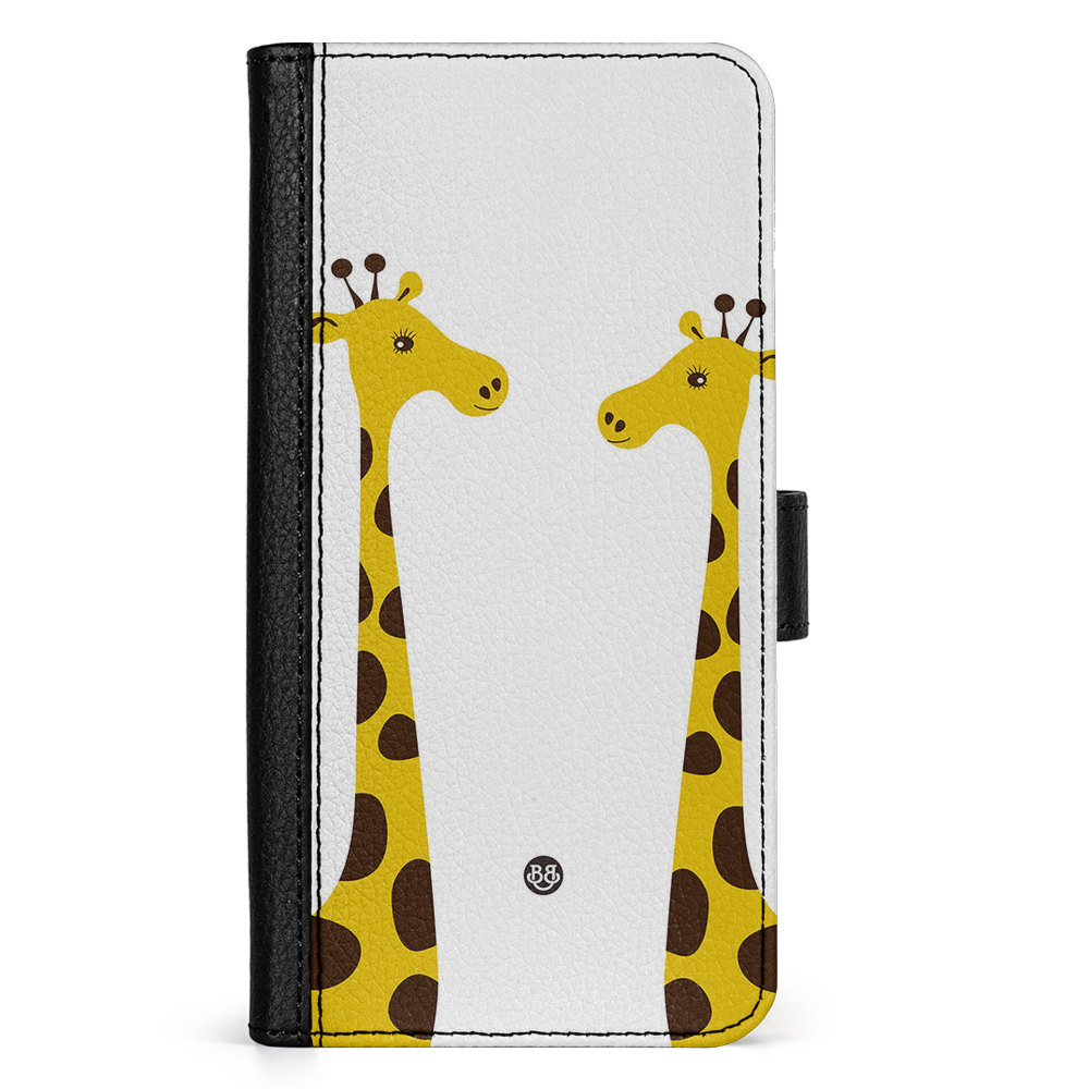 Doro 8050 Wallet Case - Giraffes