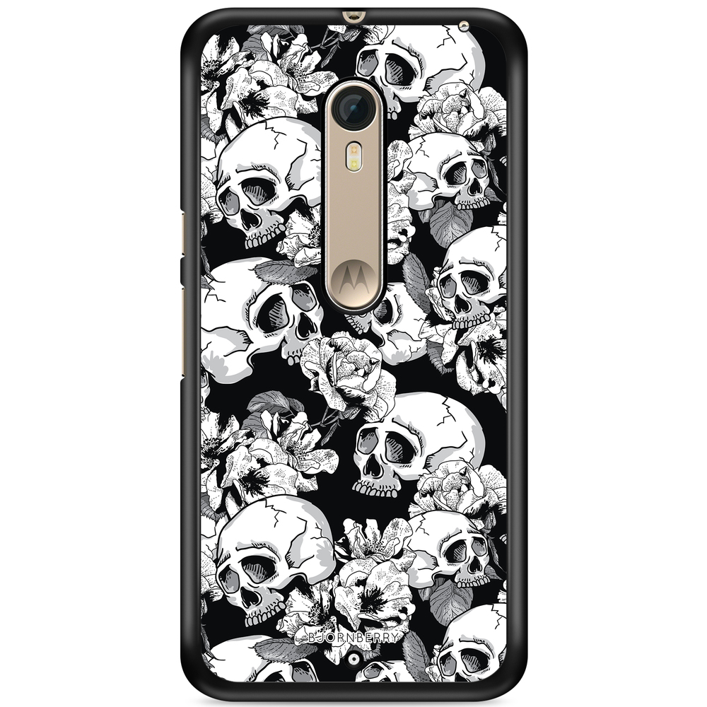 Moto X Style Case - Skull & Roses