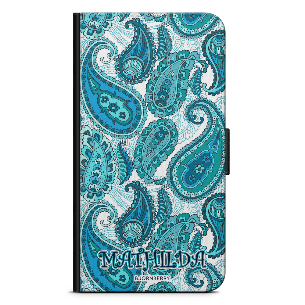 Sony Xperia X Wallet Case Custom - Paisley Name