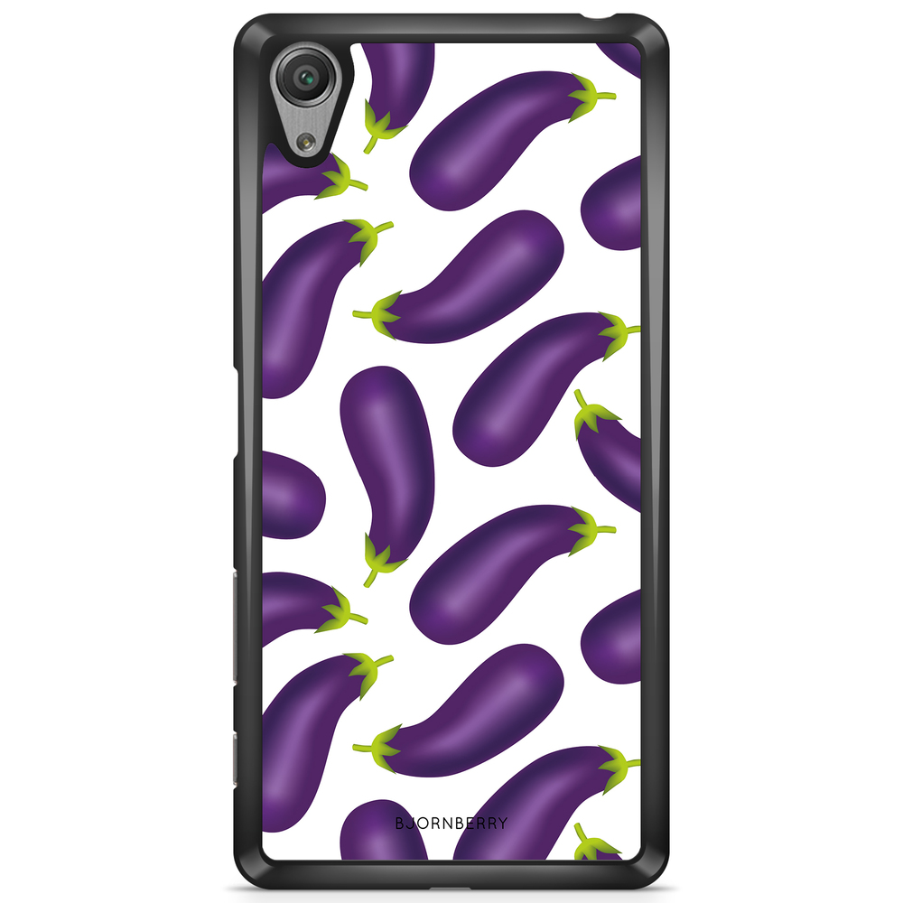 Sony Xperia L1 Case - Eggplant Pattern