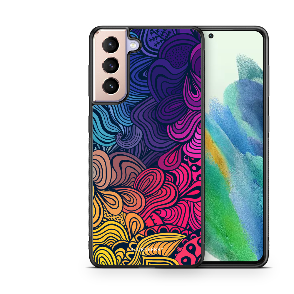 Samsung Galaxy S21 FE 5G Case - Retro Flowers