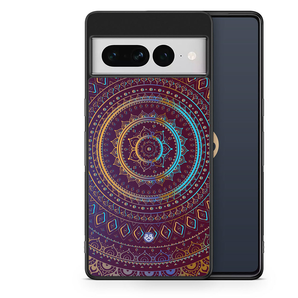 Google Pixel 7 Pro Case - Purple Mandala