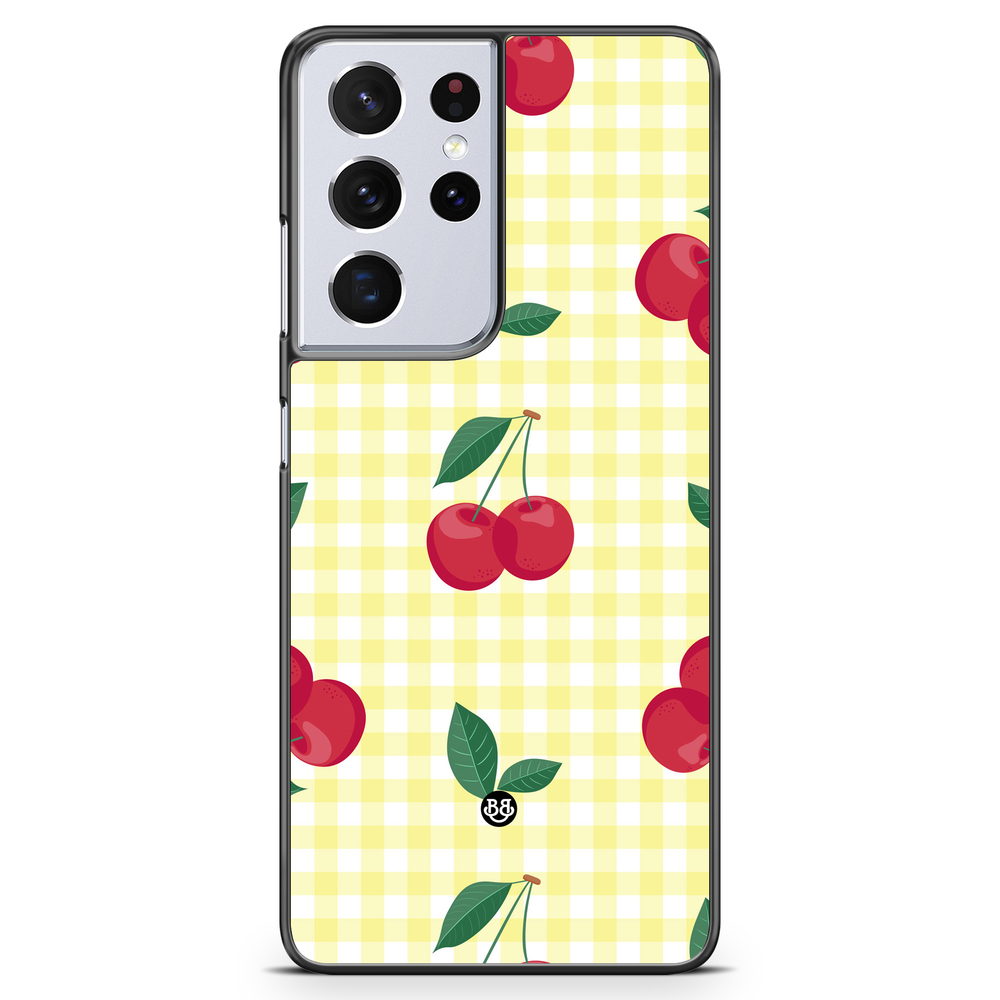 Samsung Galaxy S21 Ultra Case - SUMMER GARDEN - Cherry Kiss