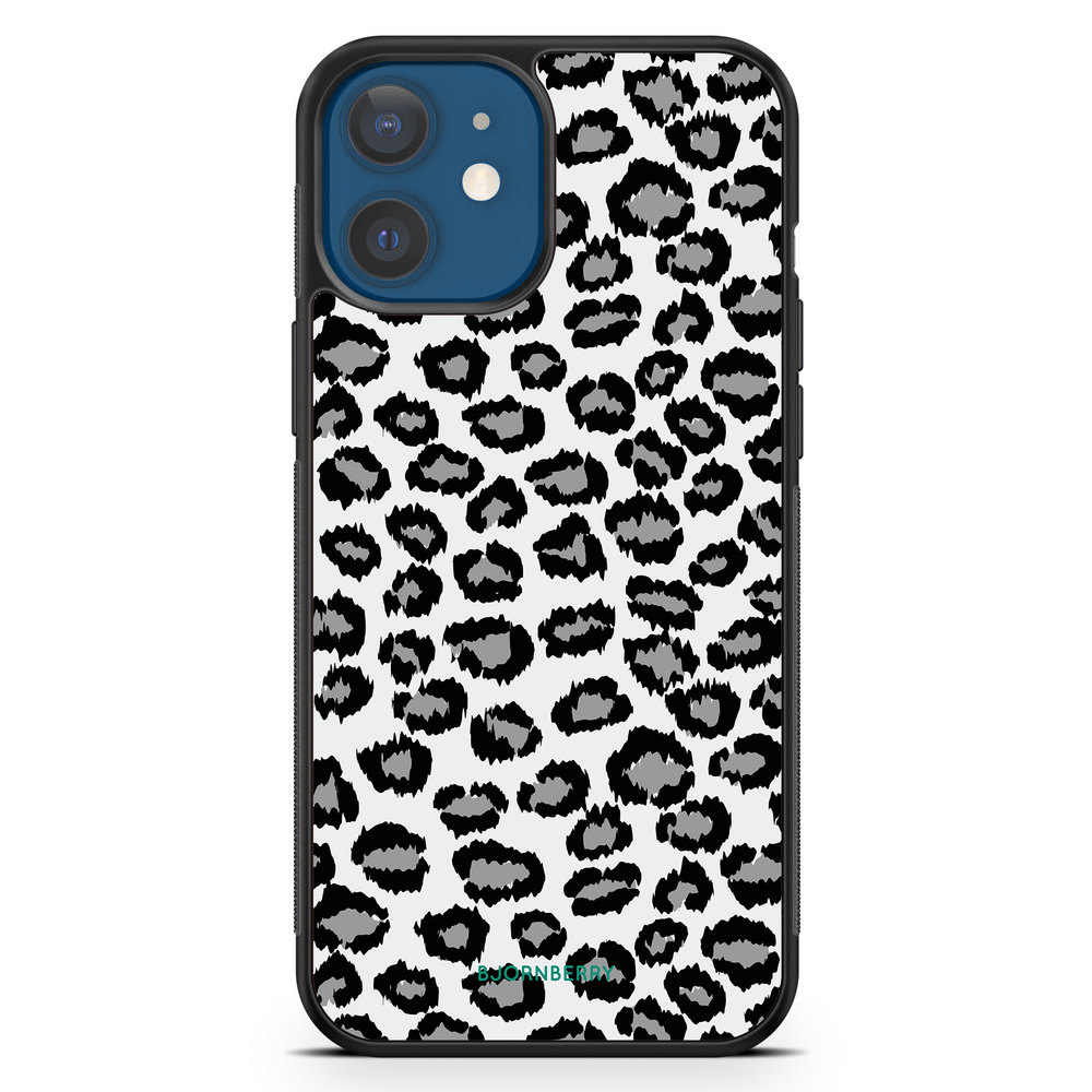 iPhone 12 Mini Case - Gray Leopard
