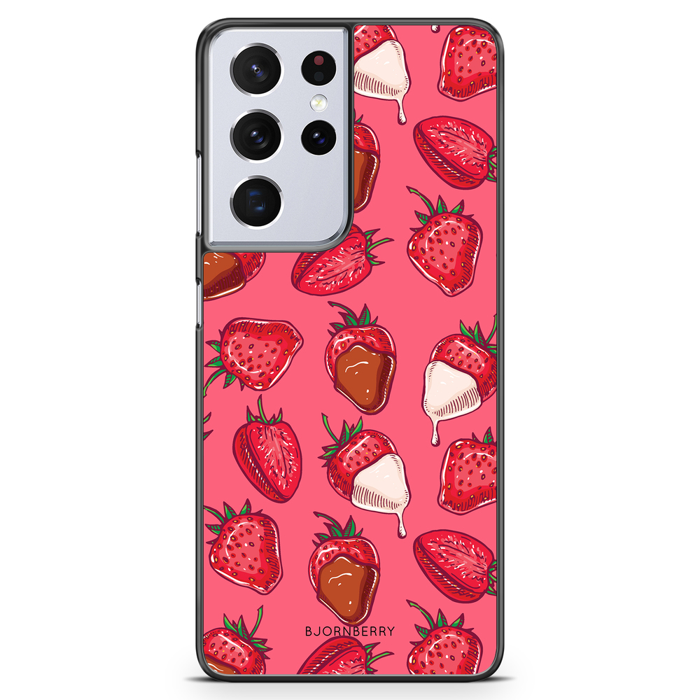 Samsung Galaxy S21 Ultra Case - Strawberry Chocolate