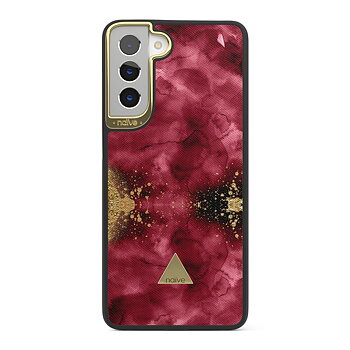 Naive Samsung Galaxy S21 Skal - Burgendy Shimmer