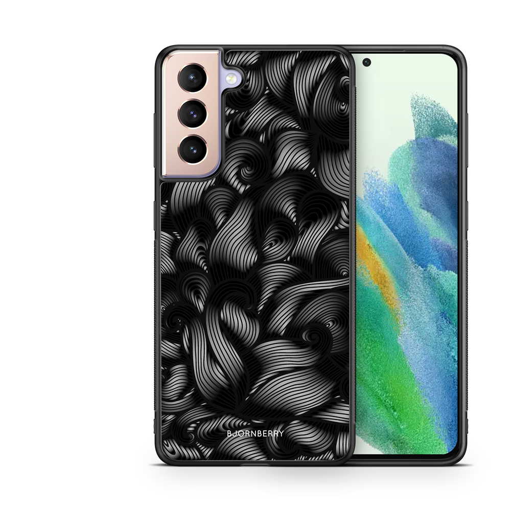 Samsung Galaxy S21 FE 5G Case - Black Waves