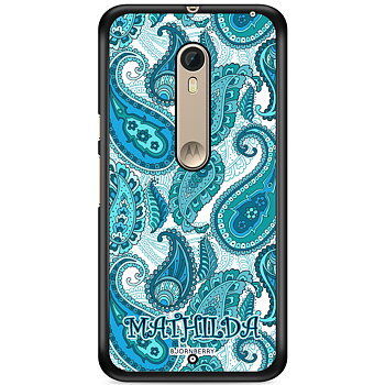 Moto X Style Case Custom - Paisley Name