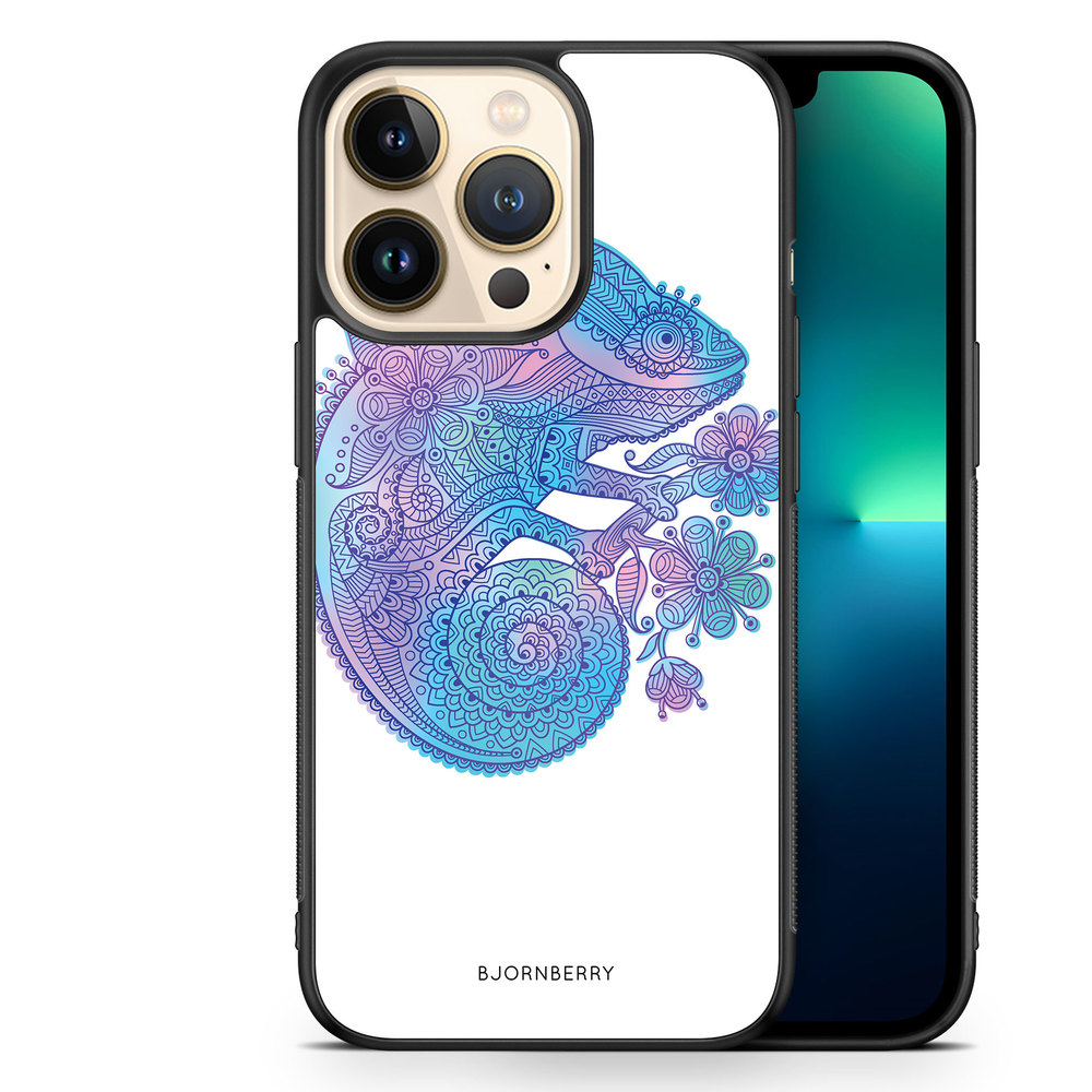 iPhone 13 Pro Case - Mandala Chameleon