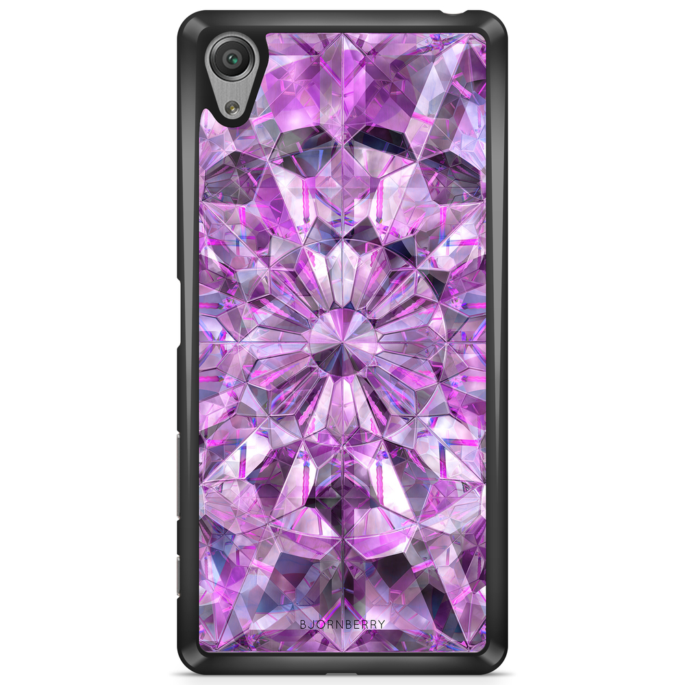 Sony Xperia L1 Case - Purple Crystals