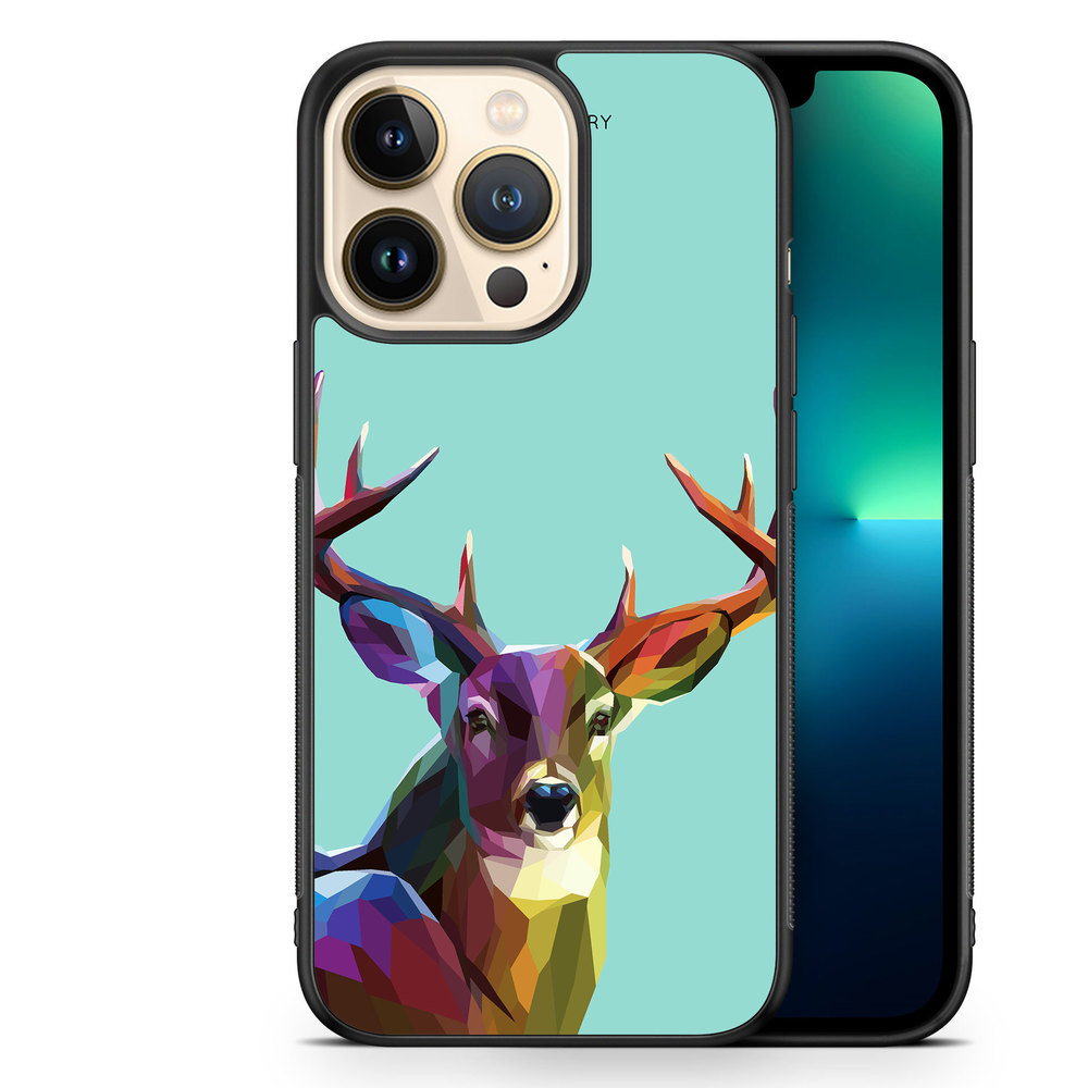 iPhone 13 Pro Case - Colorful Deer
