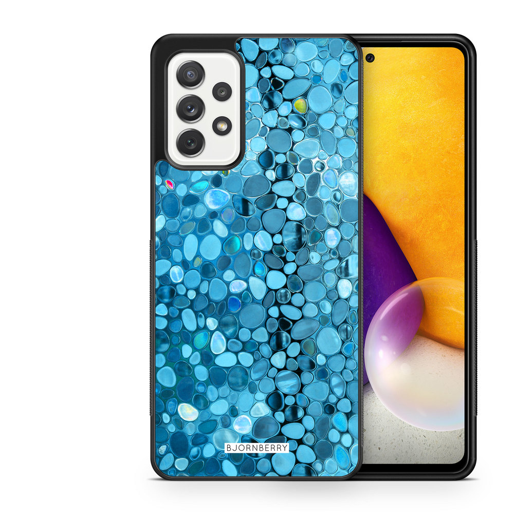 Samsung Galaxy A52/A52s 5G Case - Stained Glass Blue