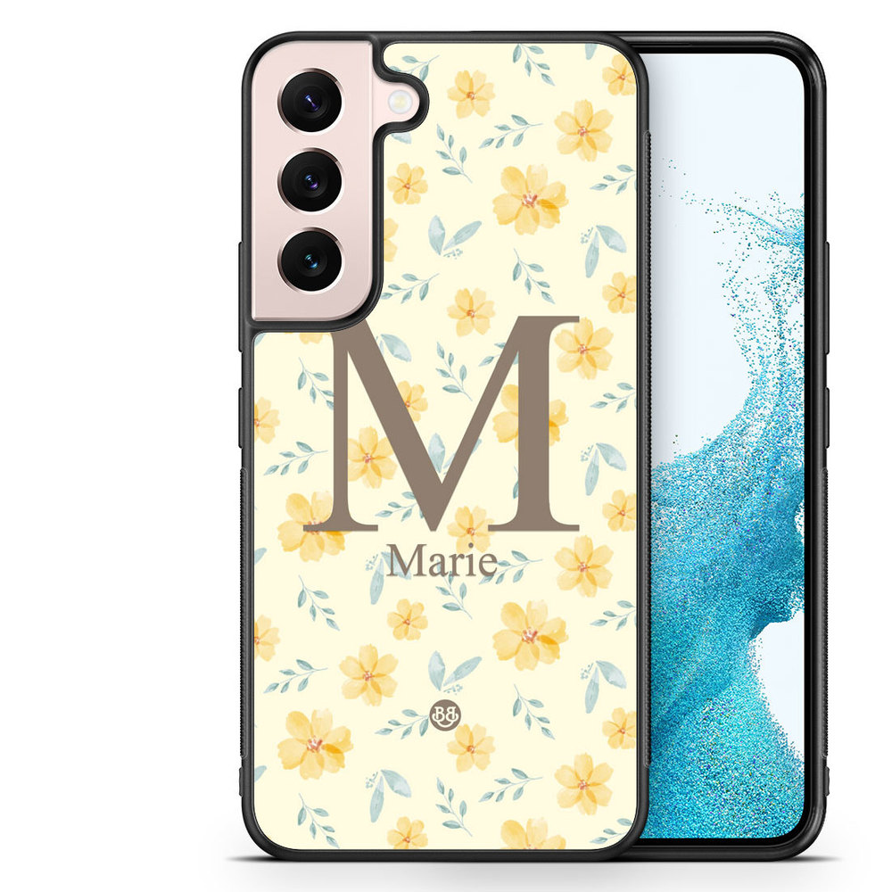 Samsung Galaxy S23 5G Custom Case - AWAKEN - Golden Bloom
