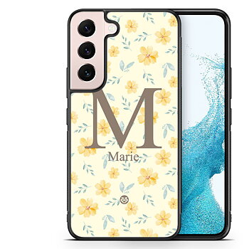 Samsung Galaxy S23 5G Custom Case - AWAKEN - Golden Bloom