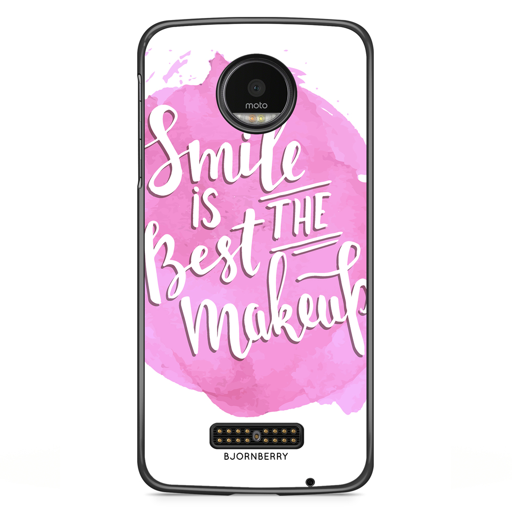 Moto Z2 Play Case - Smile Quote