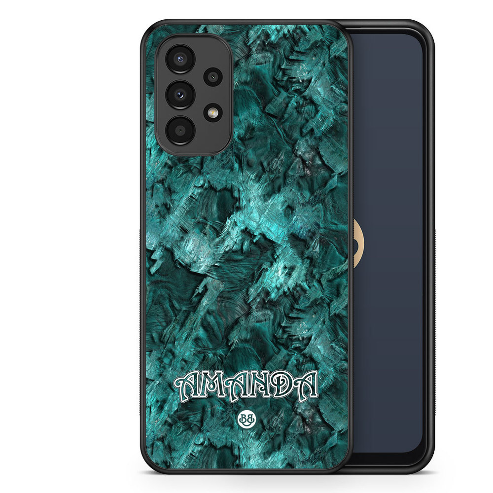 Samsung Galaxy A13 Custom Case - Green Name