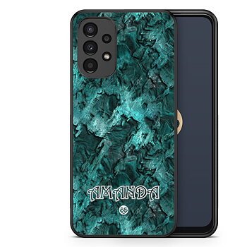 Samsung Galaxy A13 Custom Skal - Grön Namn