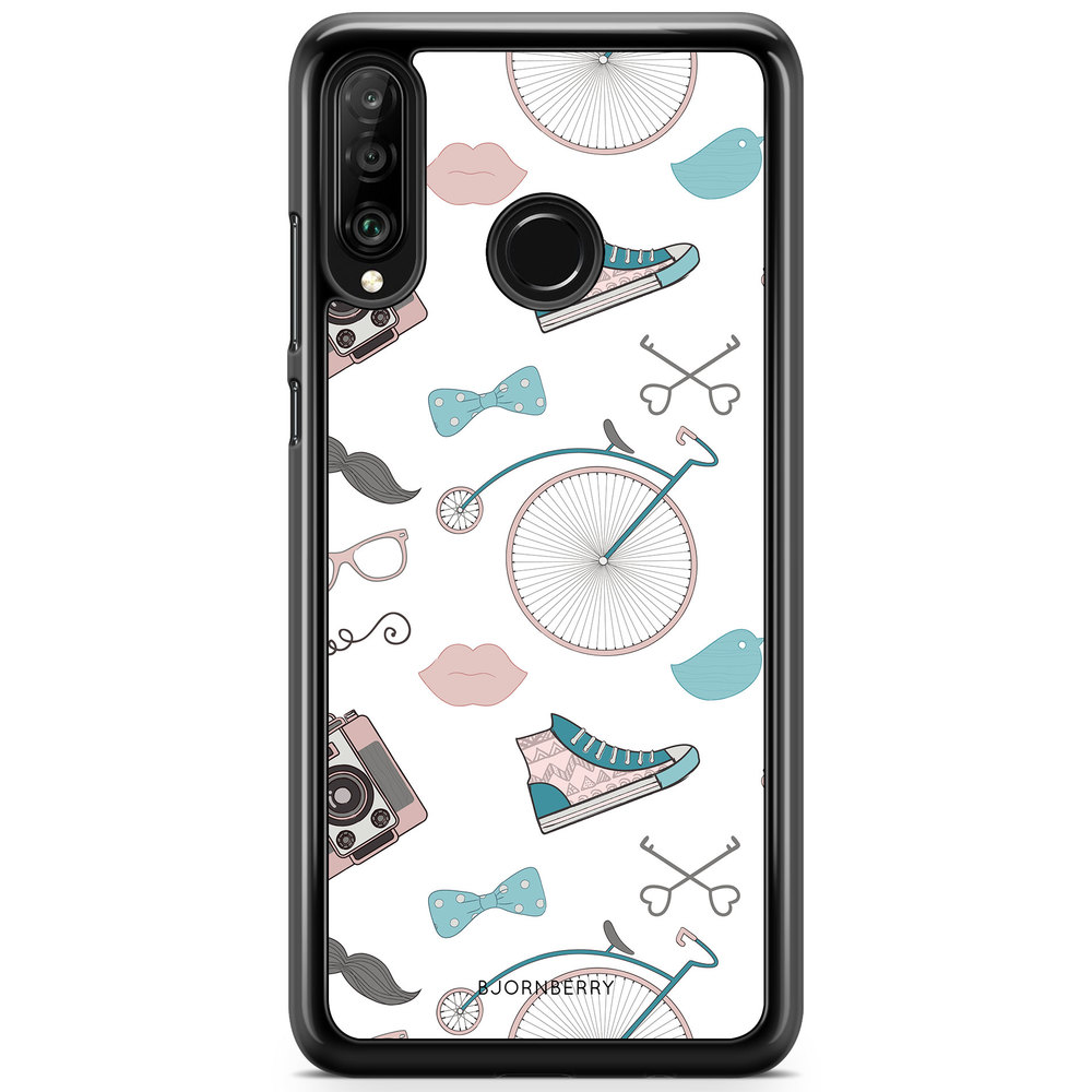 Huawei P30 Lite Case - Hipster Pattern