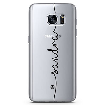 Samsung Galaxy S6 Edge TPU Custom Case - Centered Name