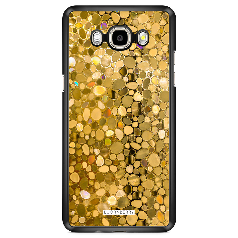 Samsung Galaxy J7 (2016) Case - Stained Glass Gold
