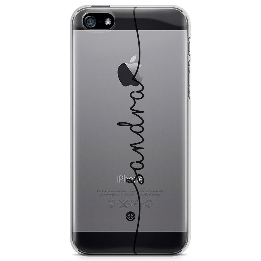 iPhone 5/5S/SE (2016) TPU Custom Case  - Centered Name