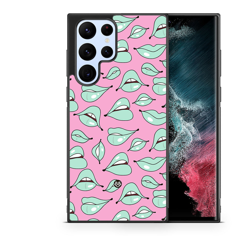Samsung Galaxy S23 Ultra 5G Case - Green Lips