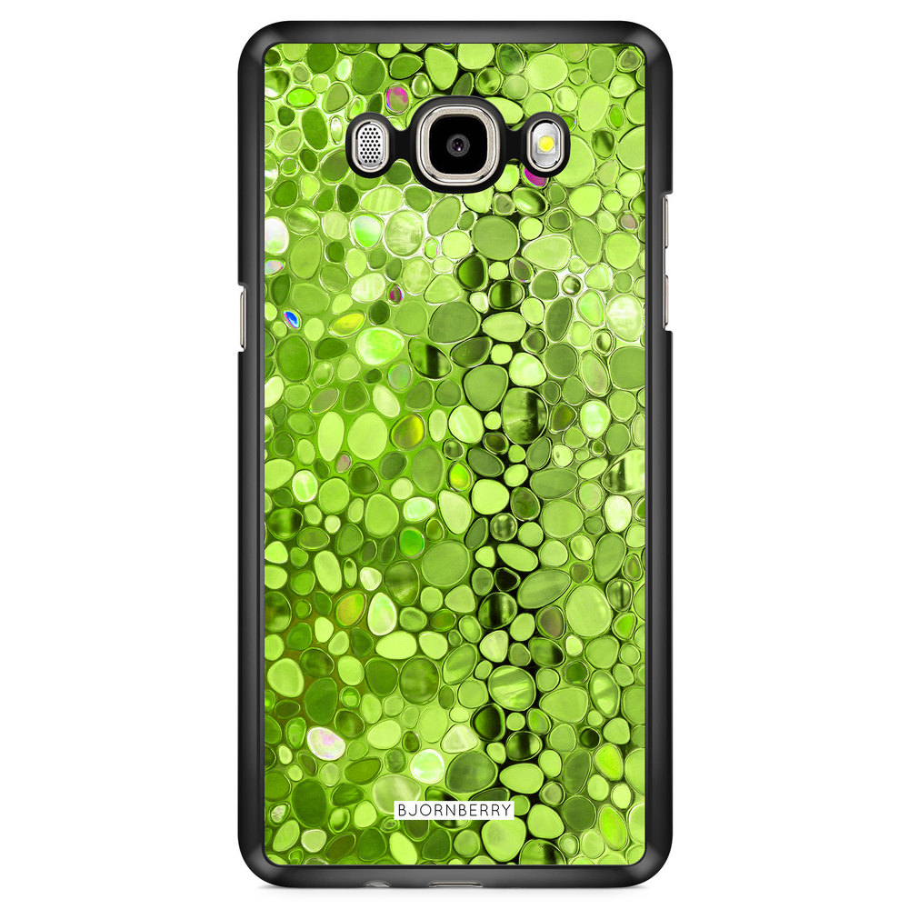 Samsung Galaxy J7 (2016) Case - Stained Glass Green