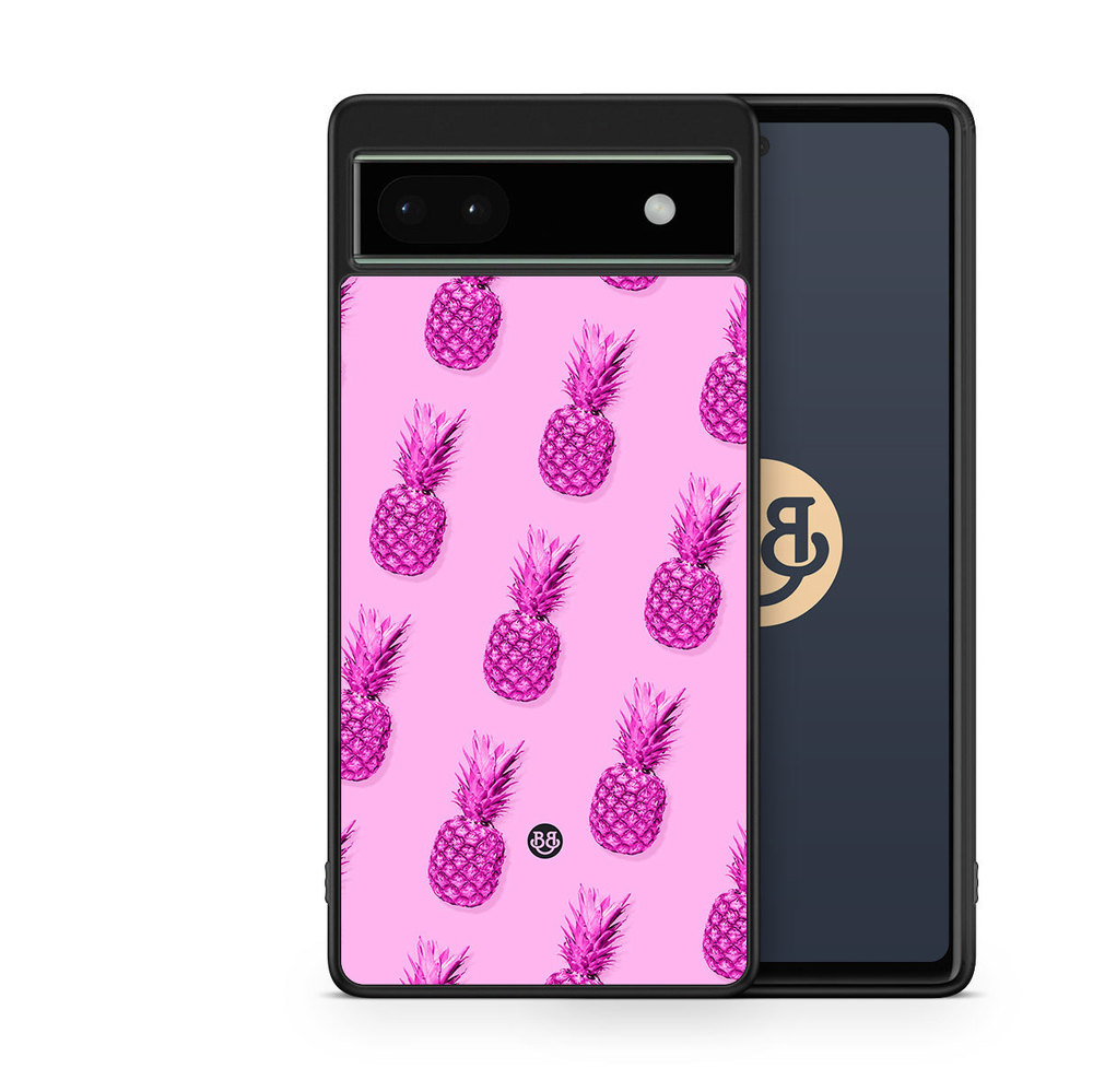 Google Pixel 6a Case - Pineapple Pattern