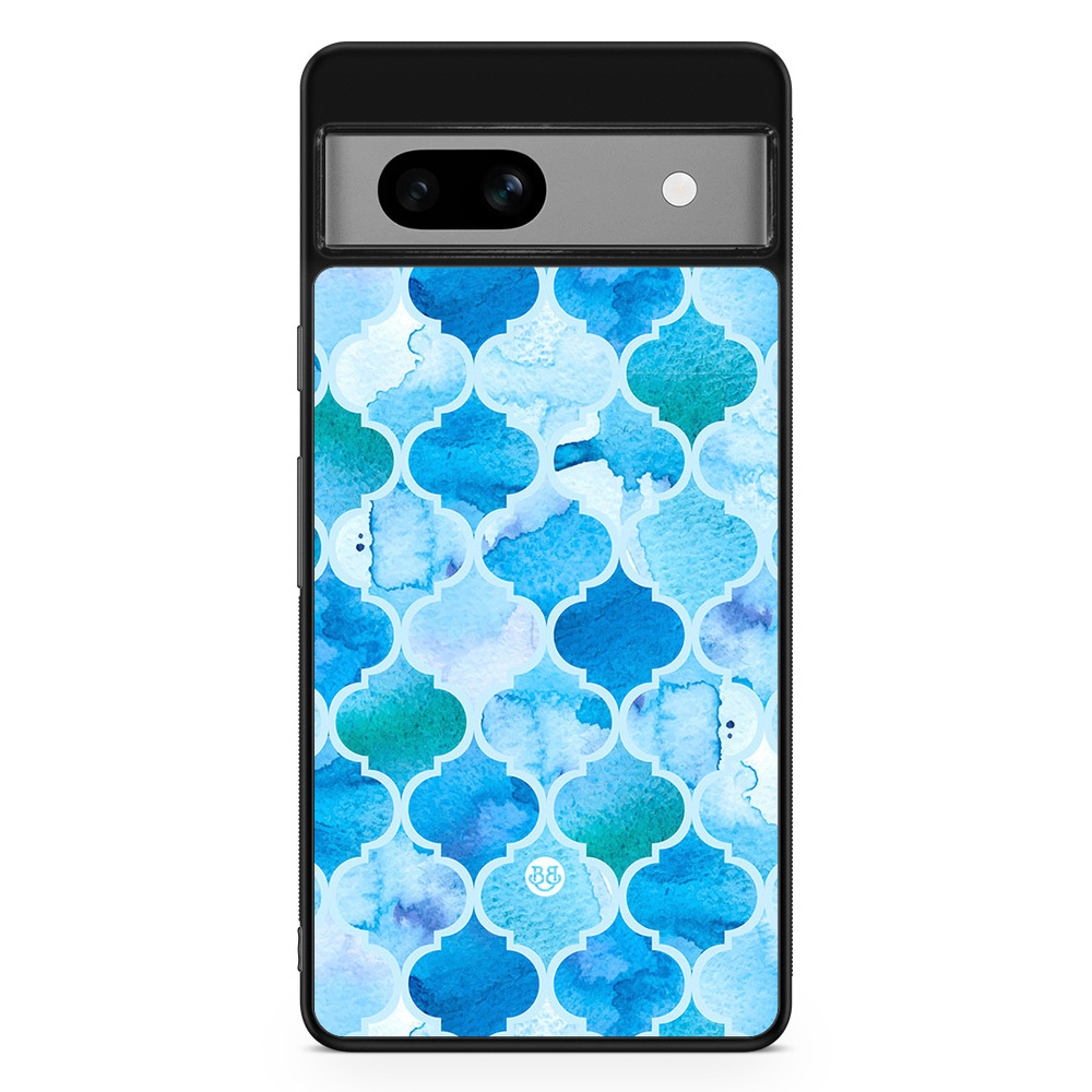Google Pixel 7a Case - Watercolor Moroccan