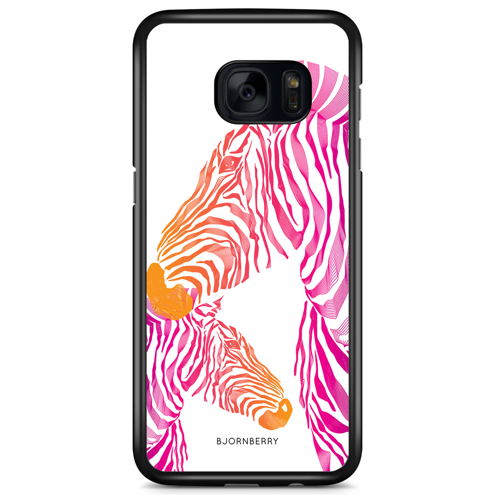 Samsung Galaxy S7 Case - Pink Zebras