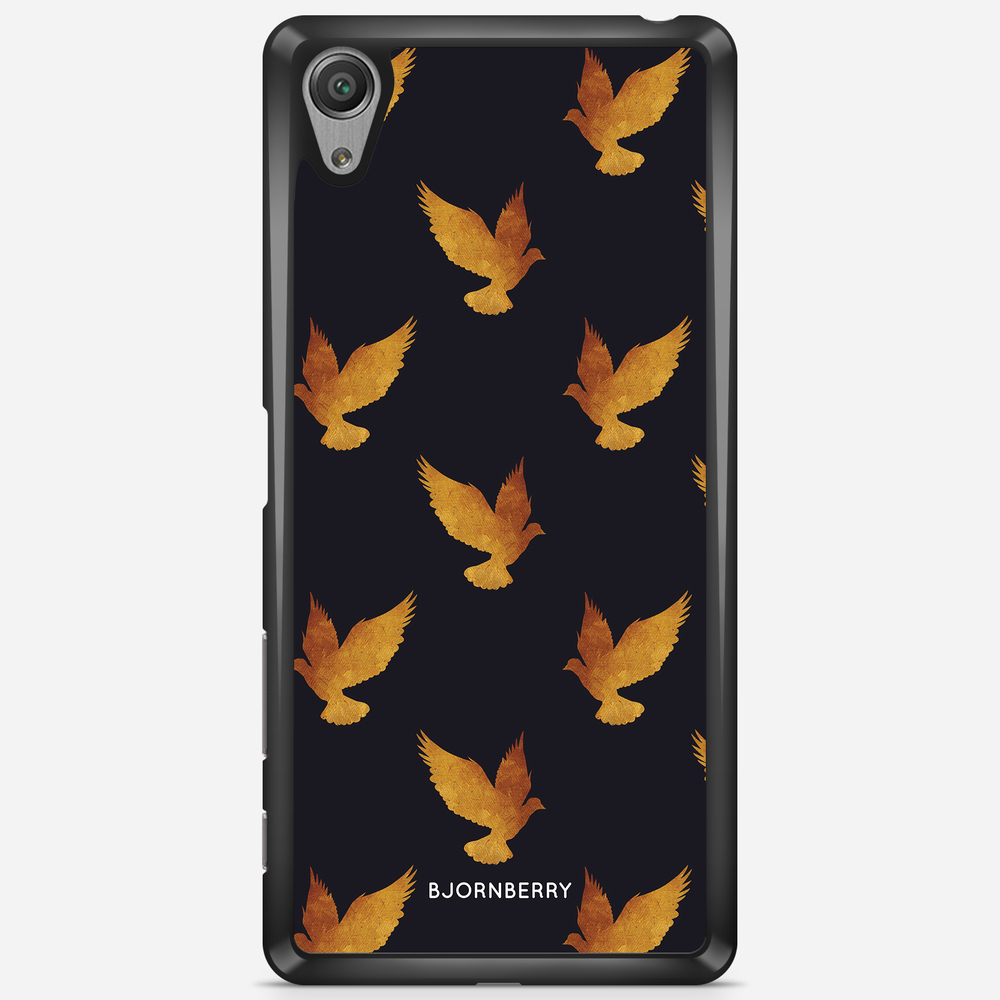 Sony Xperia X Performance Case - Golden Doves