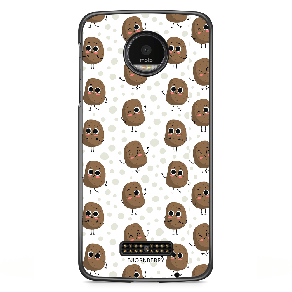 Moto Z2 Play Case - Cute Potatoes