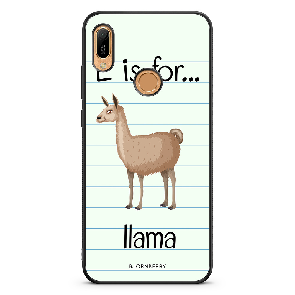Huawei Y6 2019 Case - L Is For Llama