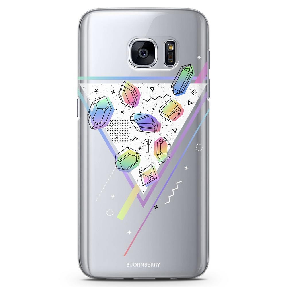 Samsung Galaxy S7 TPU Case - Space Triangle