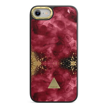Naive iPhone 8/SE (2020/2022) Skal - Burgendy Shimmer