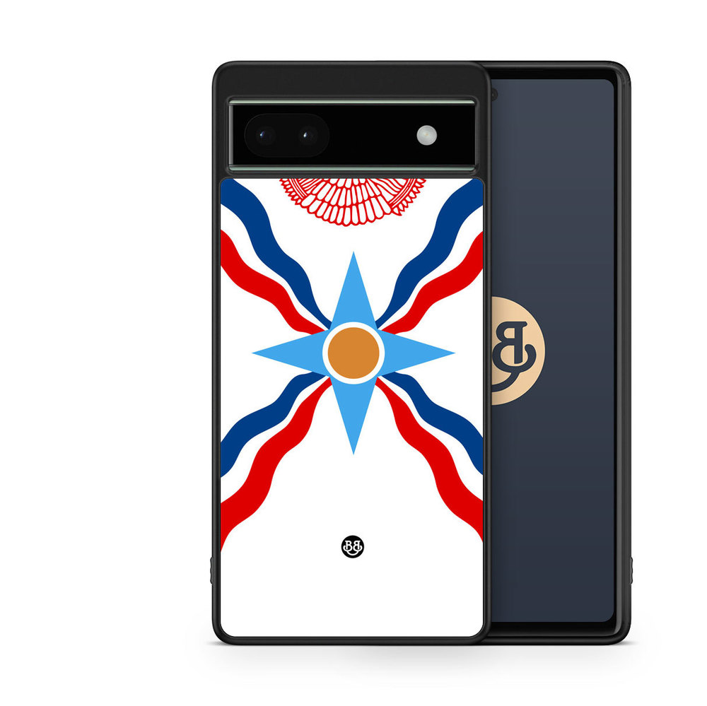 Google Pixel 6a Skal - Assyriska flaggan | Mobilskal & Mobilfodral BJORNBERRY