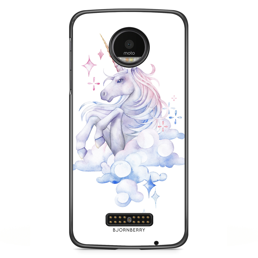 Moto Z2 Play Case - Watercolor Unicorn