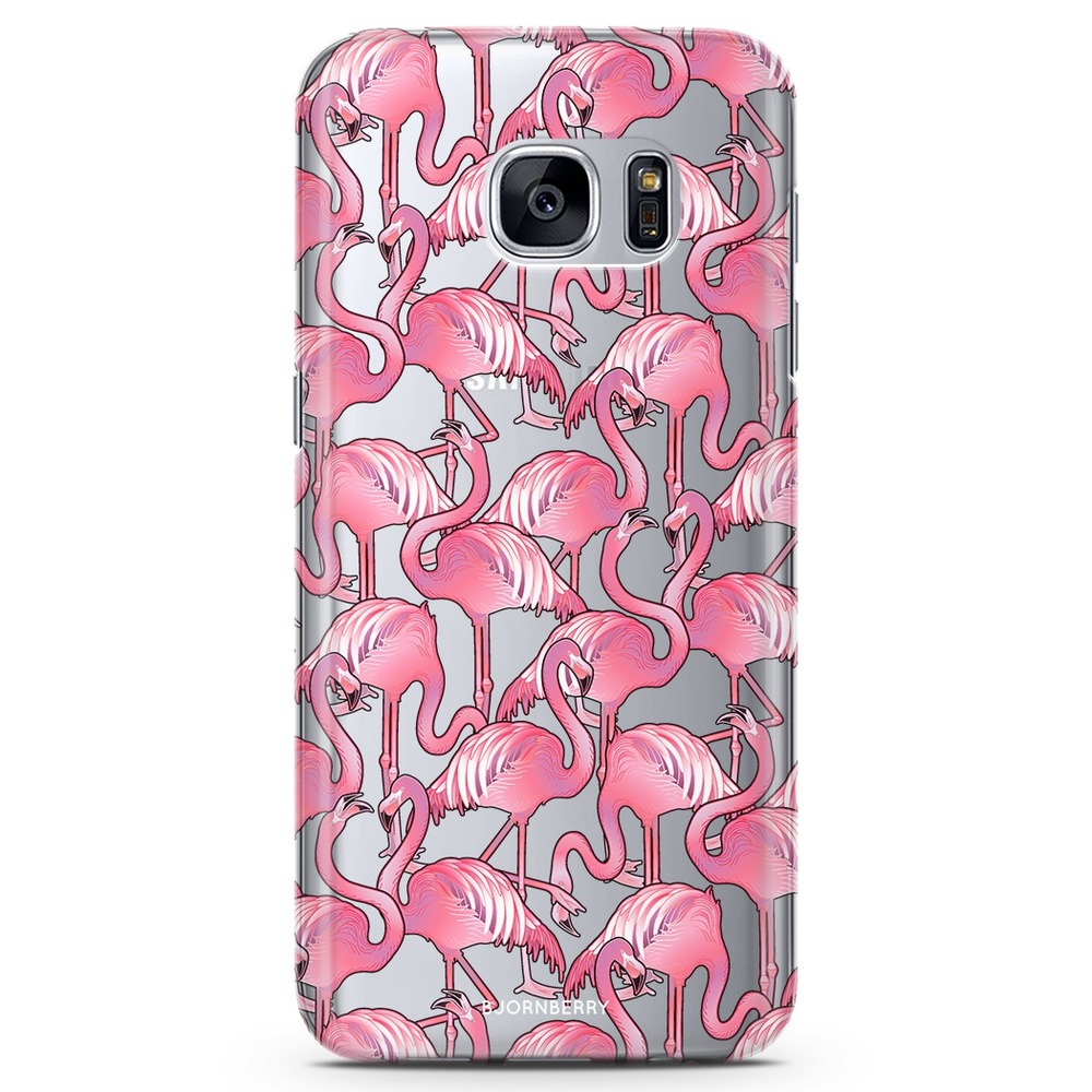 Samsung Galaxy S7 TPU Case - Flamingos