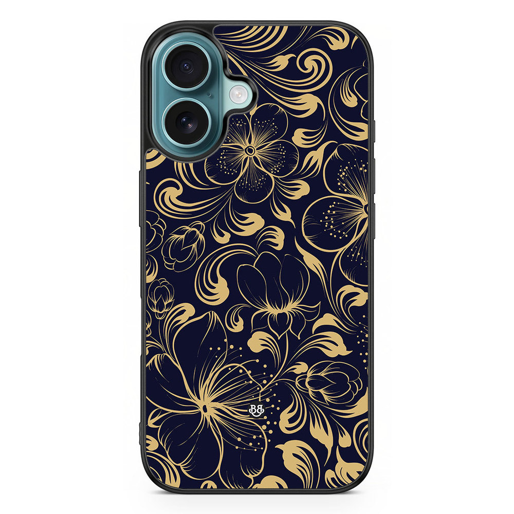 iPhone 16 Case - Blue Flowers