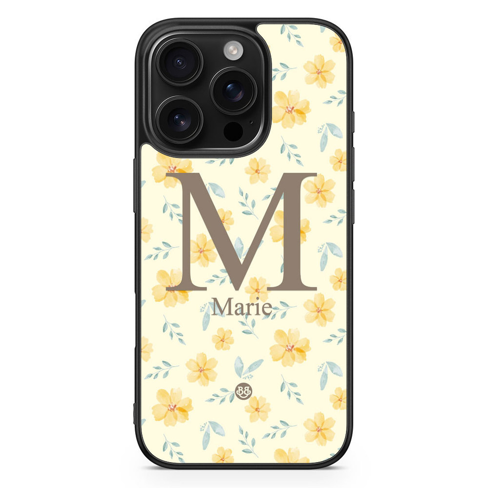 iPhone 16 Pro Custom Case - AWAKEN - Golden Bloom