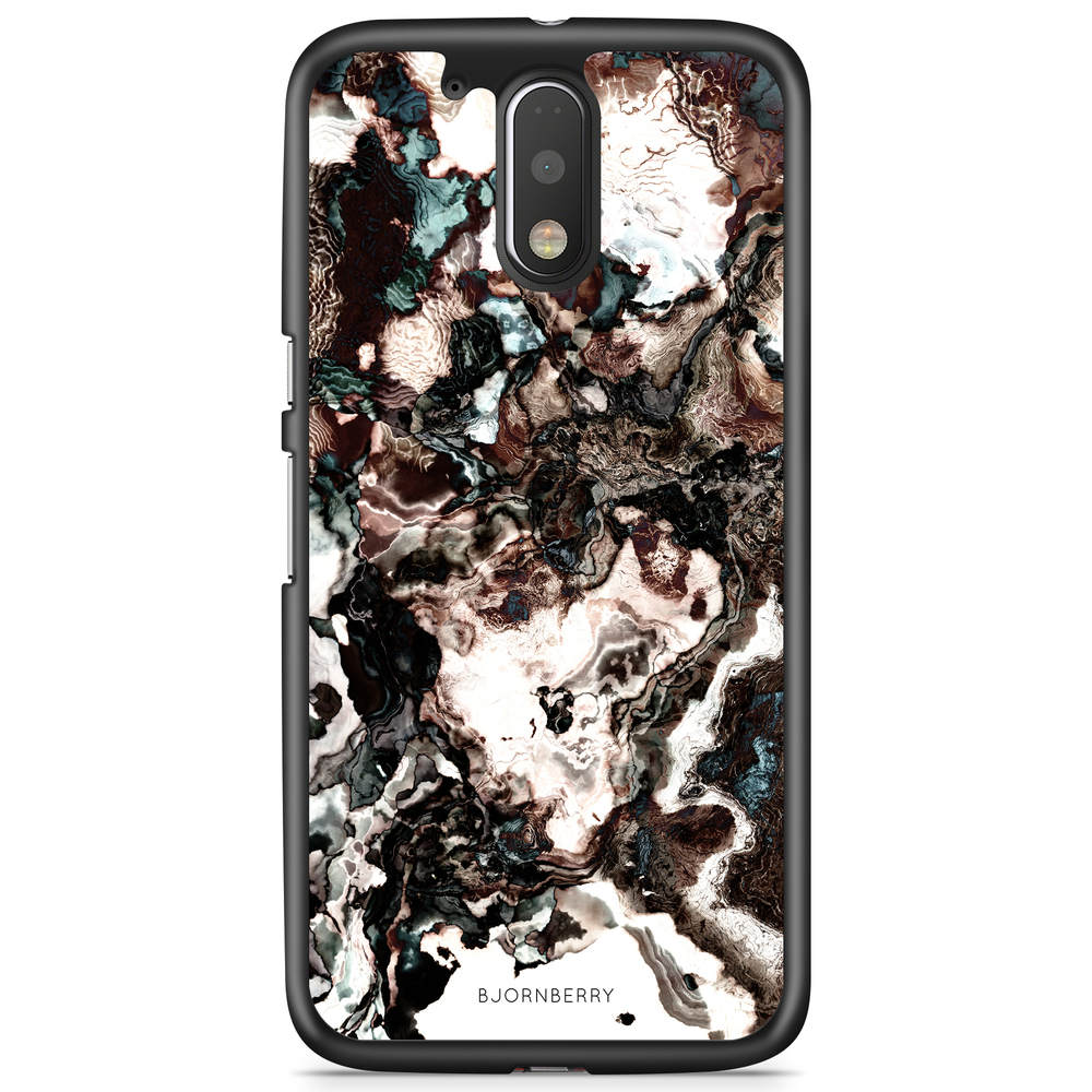 Moto G4/G4 Plus Case - Marble Brown