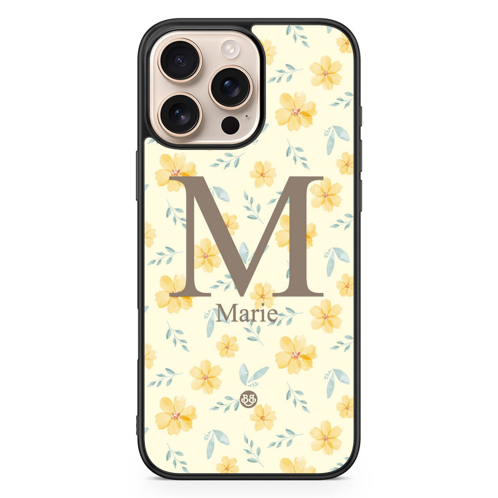 iPhone 16 Pro Max Custom Case - AWAKEN - Golden Bloom