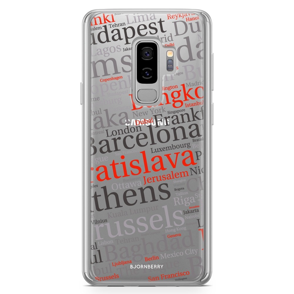 Samsung Galaxy S9 Plus Fashion Case - City Names
