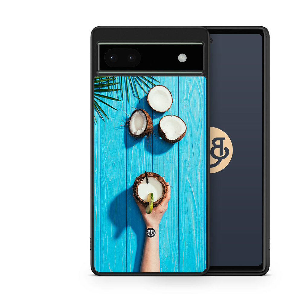 Google Pixel 6a Case - Coconut Drink