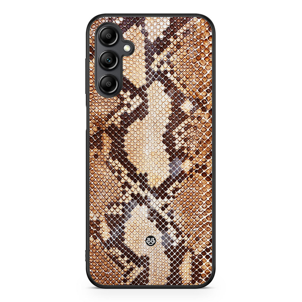 Samsung Galaxy A14 4G/5G Case - Snakeskin Brown