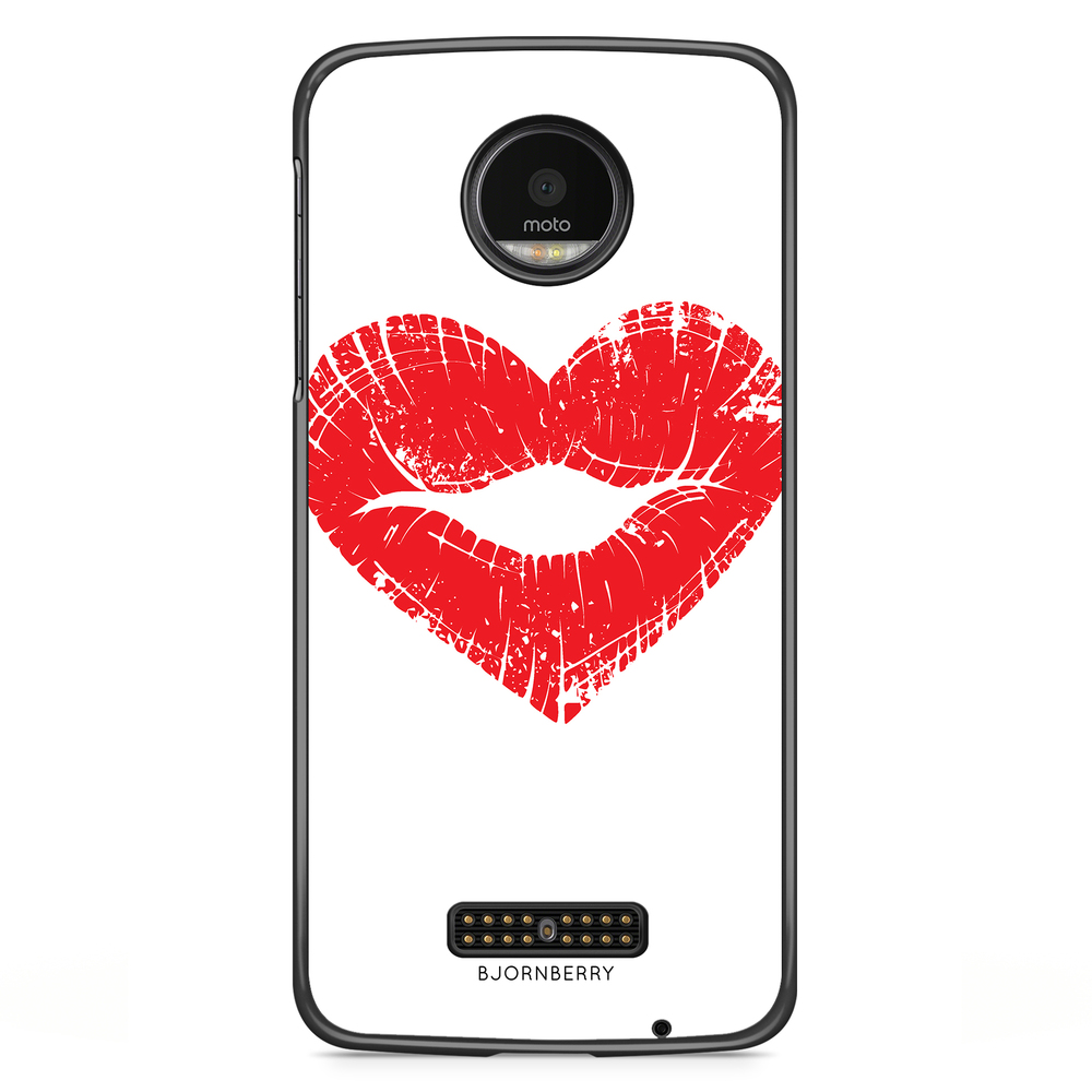 Moto Z2 Play Case - Heart Lips