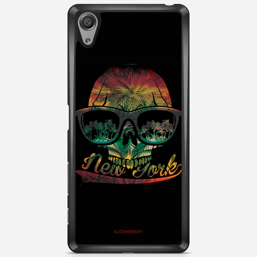 Sony Xperia X Performance Case - New York Skull