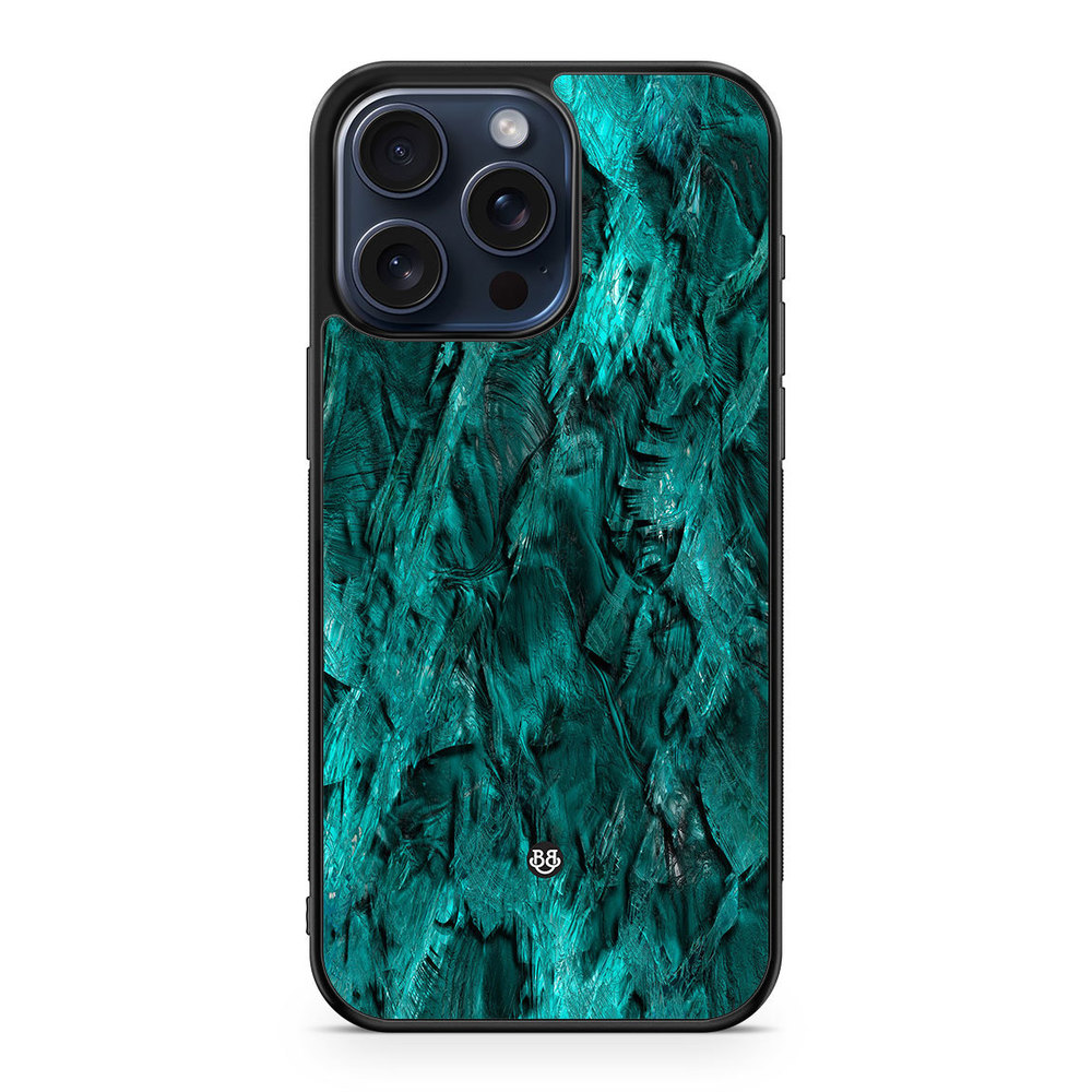 iPhone 15 Pro Max Case - Green Crystal